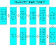 深圳用人单位集中办理居住证流程图