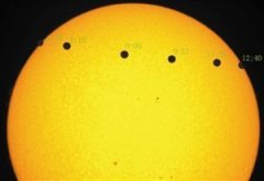 “金星凌日”天象图片：“小黑痣”在太阳“脸上”挂了6小时